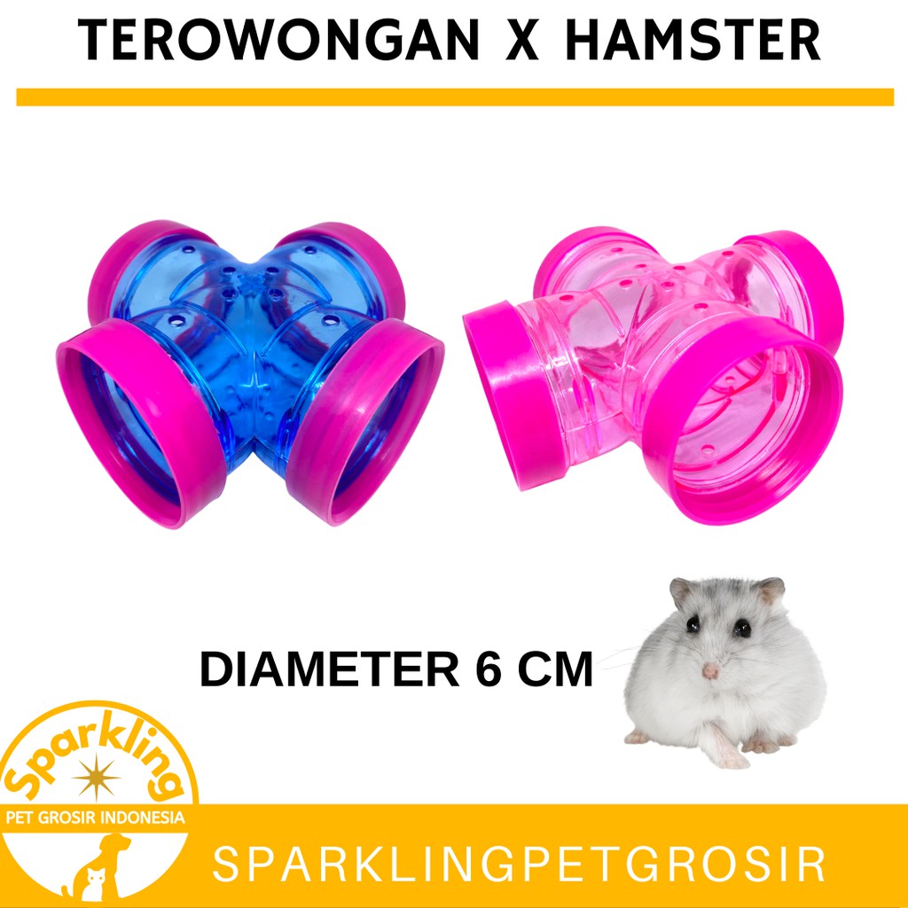 Ống Chui Màu Trắng Cho Chuột Hamster