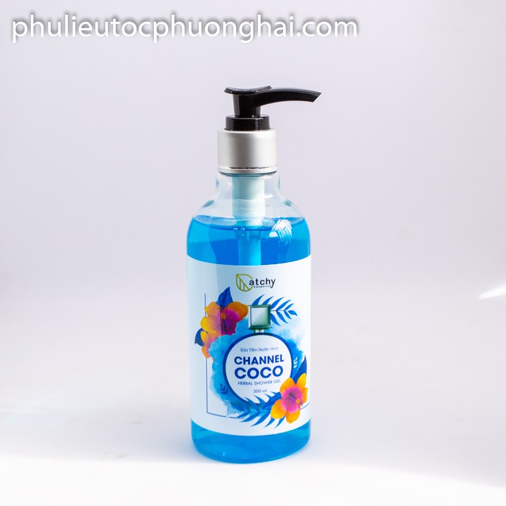 Sữa tắm nước hoa Channel COCO CatChy 300ml tăng dầu gôi bưởi 100ml