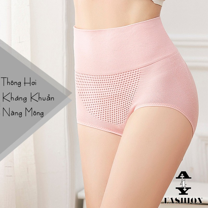 Quần lót nữ kháng khuẩn cạp cao gen bụng xuất Nhật - Mỗi quần 1 túi zip lịch sự, FLQ03 | BigBuy360 - bigbuy360.vn