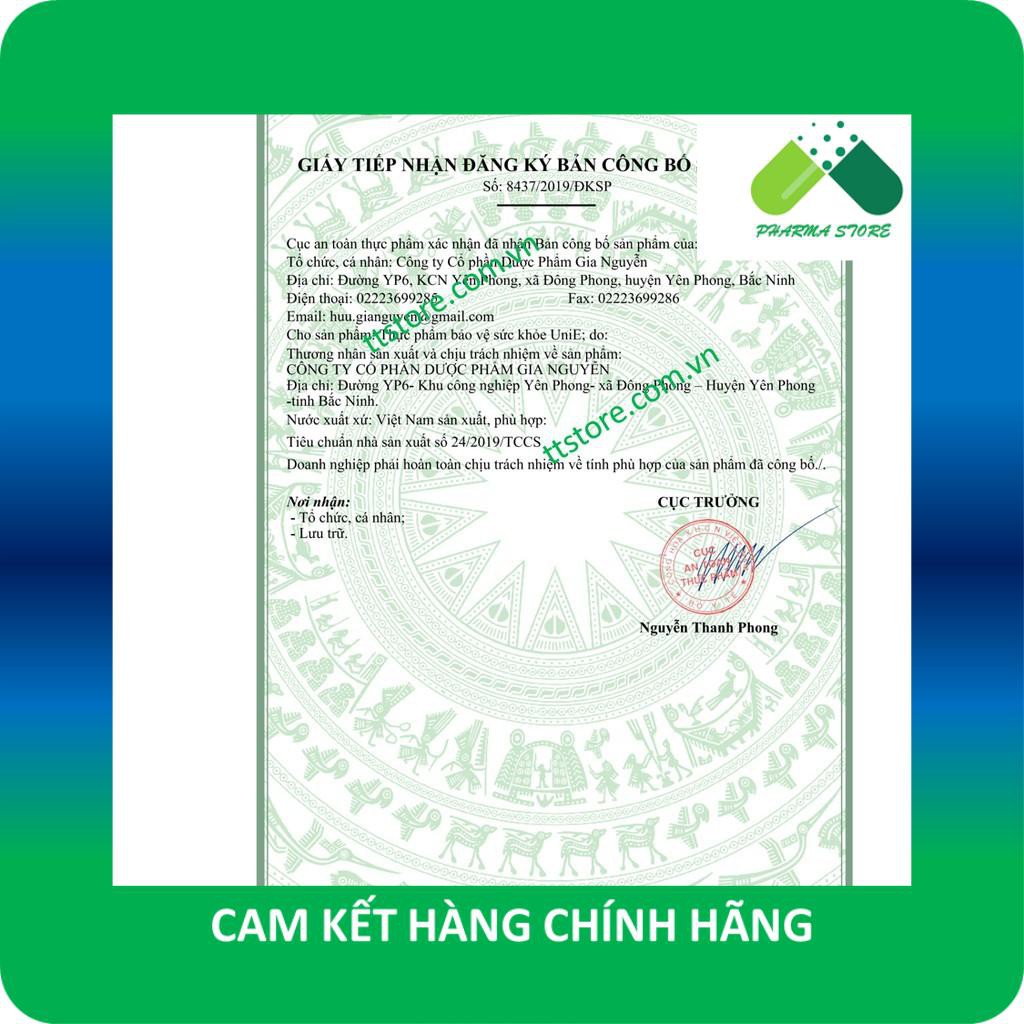 !!! UniE (Hộp 30 viên) - Vitamin E 400 IU, Dầu hoa anh thảo [Enat 400, Unnie, Uni E] | BigBuy360 - bigbuy360.vn