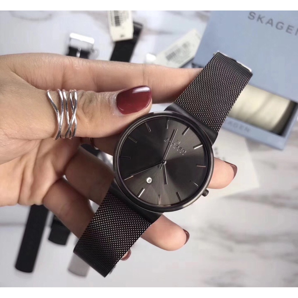 ĐỒNG HỒ NAM SKAGEN SKW6108 DÂY THÉP MÀU XÁM