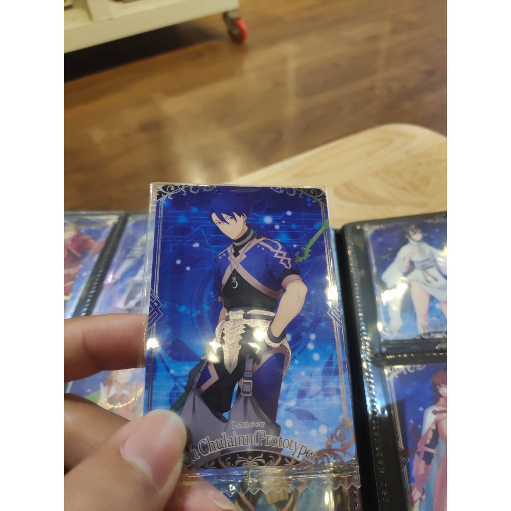 Thẻ bài sưu tầm bánh xốp Fate Grand Order FGO Cú Chulainn (Prototype) - Tặng bọc bài nhựa bảo quản