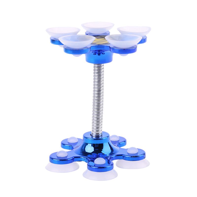 Giá Đỡ Điện Thoại Bằng Kim Loại Hình Bông Hoa Có Giác Hút Xoay 360 Độ Gắn Xe Hơi Cho iPad iPhone Samsung Smart p
