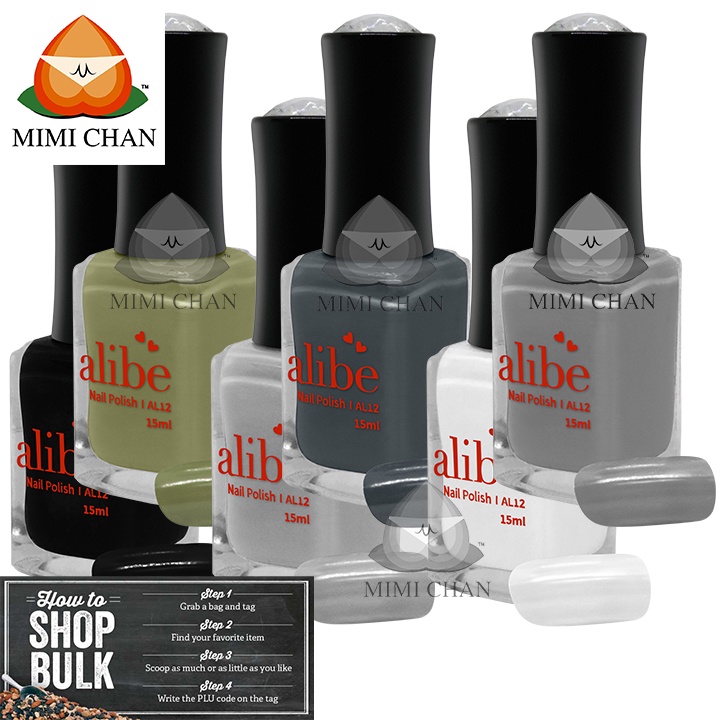 Các Màu Da, Xám, Xi Măng, Lông Chuột, Màu Khói, Đen, Trắng Quý Phái, Sơn Móng Tay Chai 15ml, Không Độc Hại