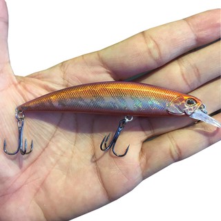 Mồi lure minnow M095 nặng 15gam, mồi giả câu cá chẽm cá hồng biển dạ quang hiệu quả