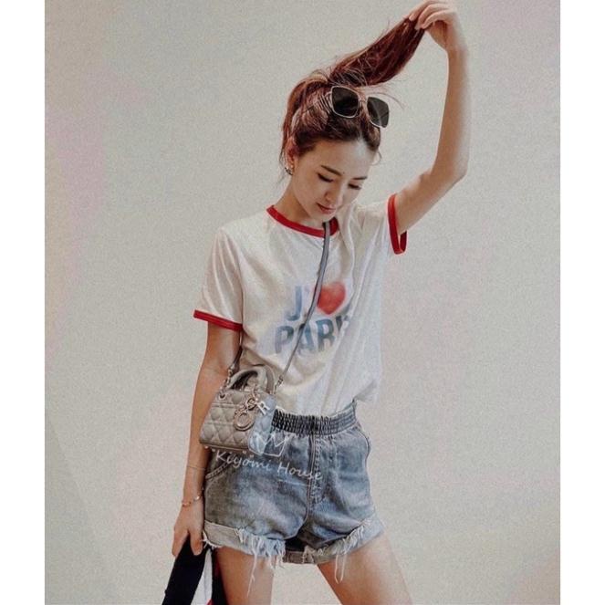 Túi CD mini size 13cm da trơn mềm fullbox hàng QC cao cấp