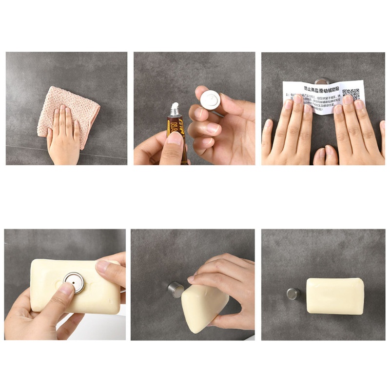 Giá Đỡ Xà Phòng Nam Châm Gắn Tường Đa Năng Chống Nước