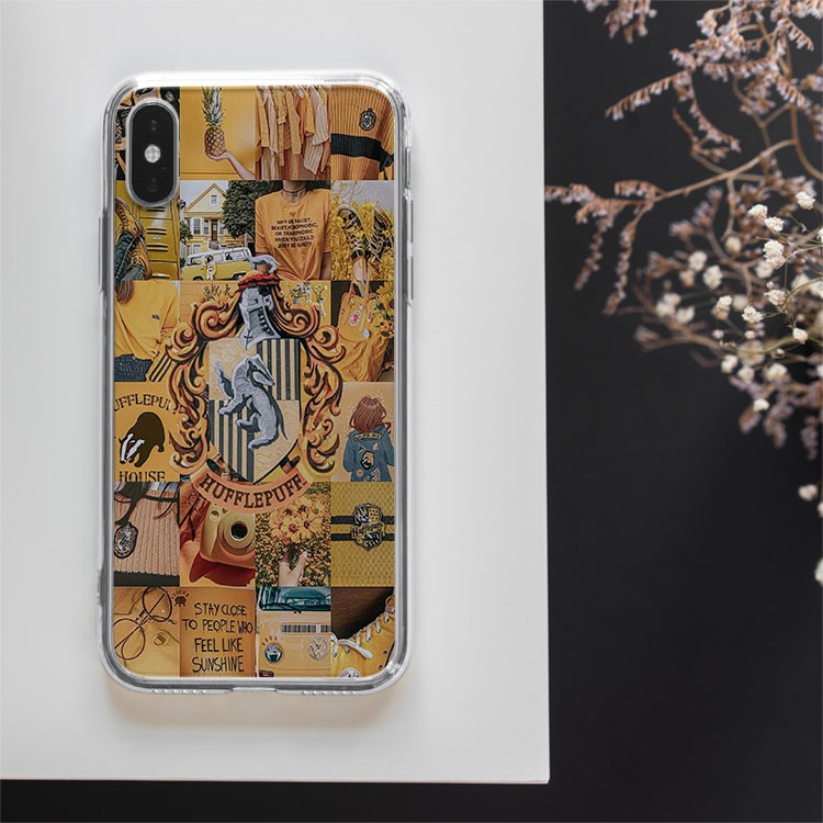 Ốp Lưng HUFFLEPUFF Harry Potter những người yêu màu vàng cho Iphone 5 6 7 8 Plus 11 12 Pro Max X Xr PAP20210331