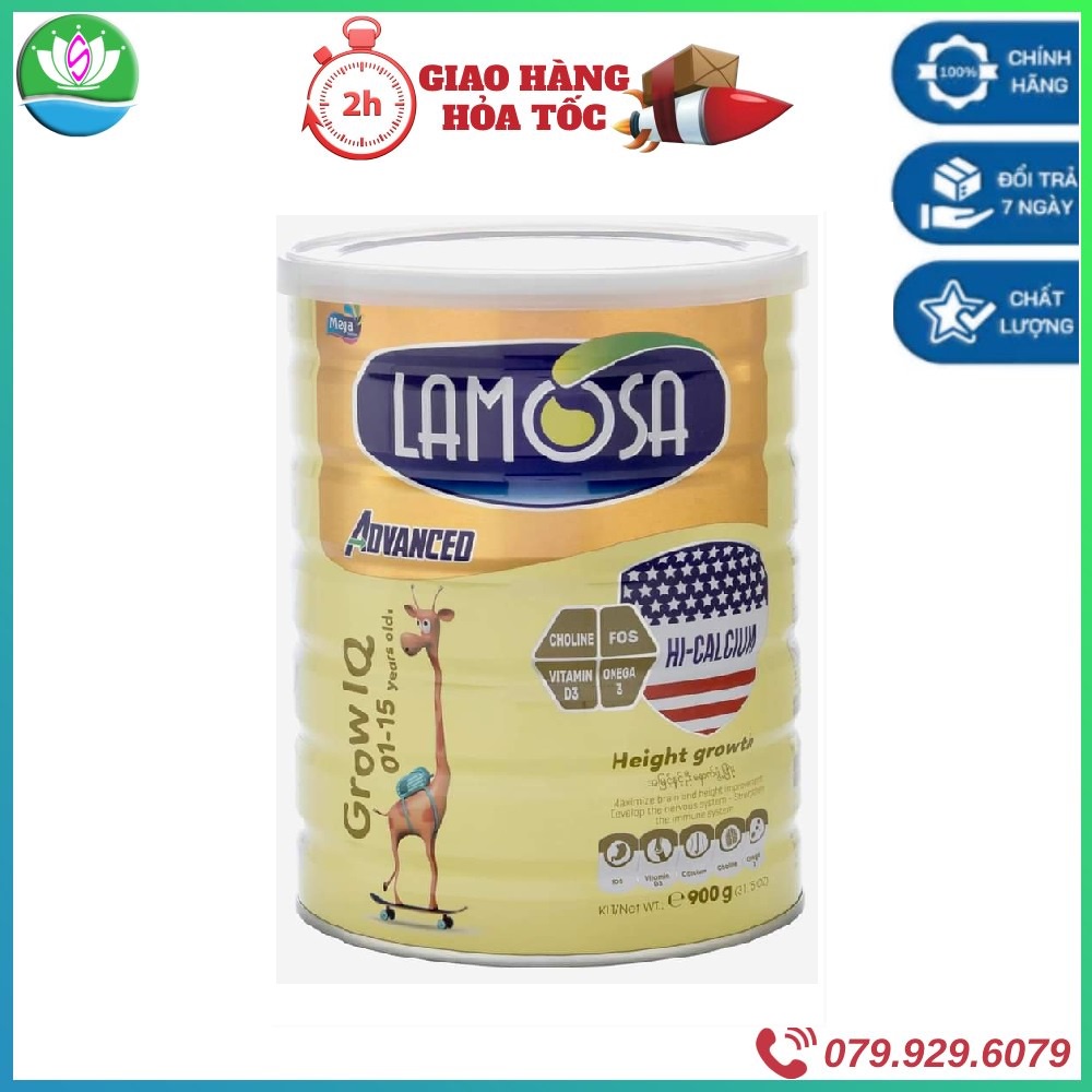 [SenXanh SG] Sữa Bột Cho Trẻ Thông Minh Cao Lớn - Lamosa WEIGHT GAIN 900G