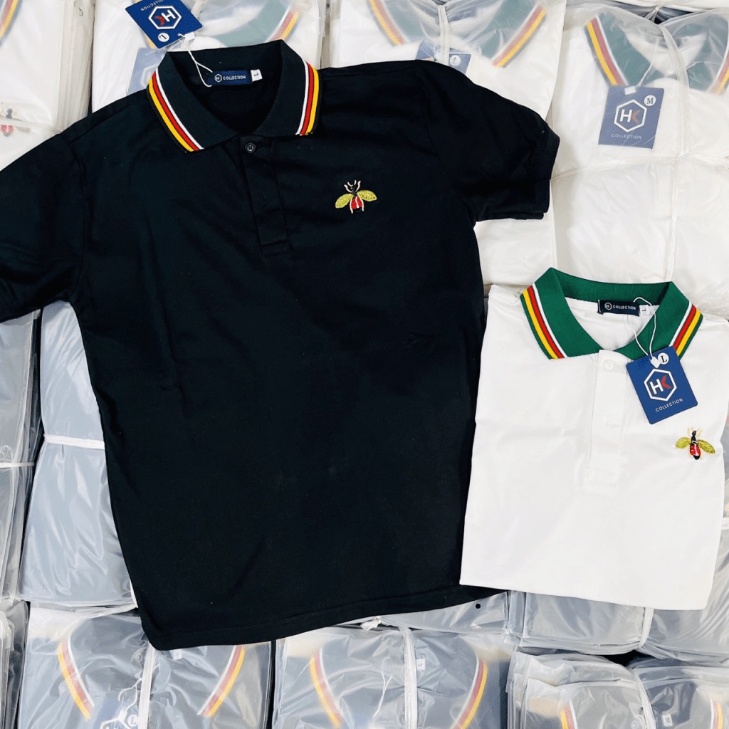 (HCM) ÁO THUN NAM NỮ CỔ BẺ TAY NGẮN THỜI TRANG NAM LUXURY ĐẲNG CẤP HÀN QUỐC HOTTREND KME FASHION