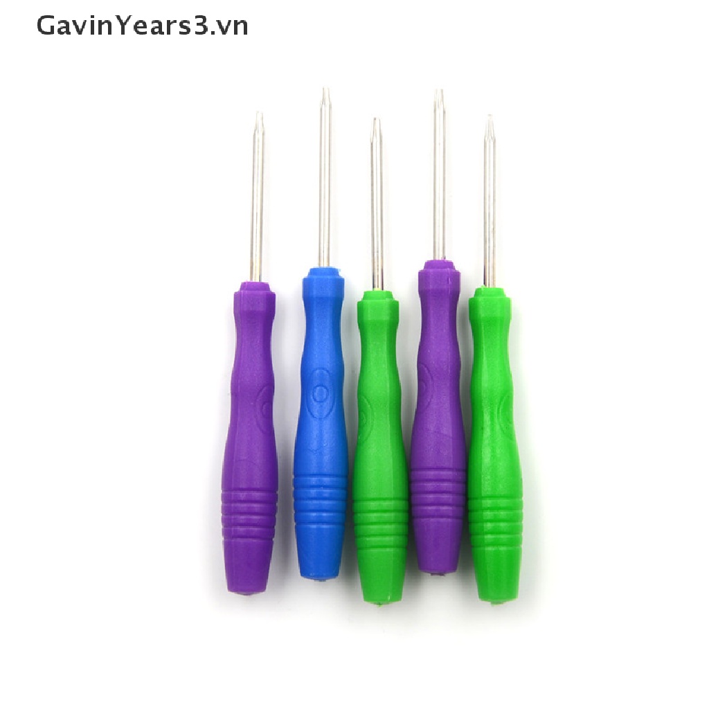Bộ 5 Tua Vít Từ Tính T2 T3 T4 T5 T6 Dùng Sửa Chữa Chuyên Dụng