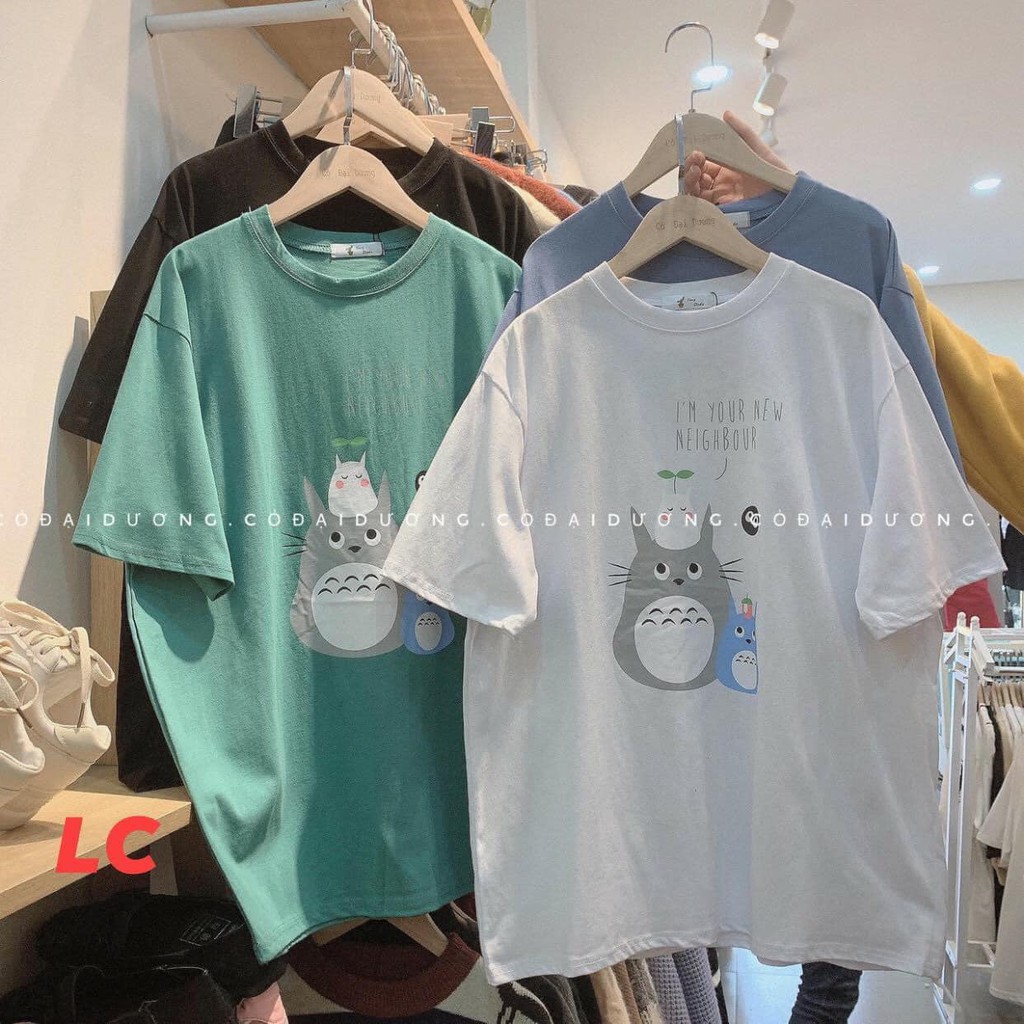 [GIÁ HUỶ DIỆT] Áo Thun Totoro cute - Áo Thun Unisex Nam Nữ - Áo Thun Uzzlang (có ảnh thật)