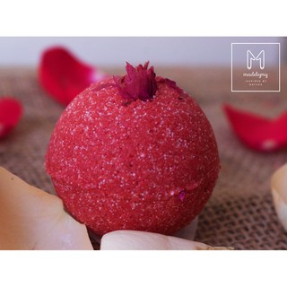 Viên Tắm Thả Bồn Dưỡng Da ( Bathbomb ) - Rose Bomb