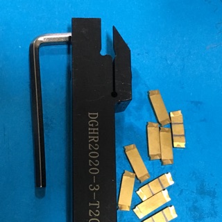 CÁN DAO 20 và 10 MẢNH DAO LƯỚT 3MM CẮT ĐỨT ISCAR