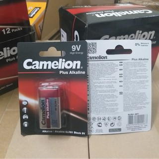 PIN 9V PLUS ALKALINE CAMELION ( Viên/ vỉ)