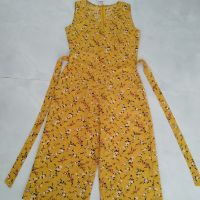Jumpsuit hoa ống rộng