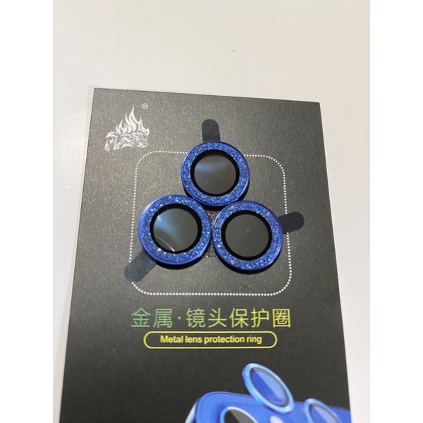 Combo bộ 3 vòng nhũ bảo vệ camera cho máy táo các dòng 3 mắt, có nhiều màu, như ảnh