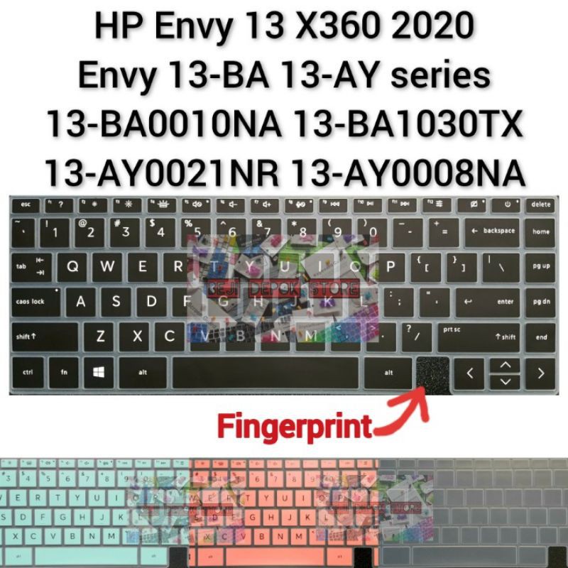 Miếng Dán Bàn Phím Hp Envy 13 X360 2020 13-ba0010na 13-ba1030tx 13-ay0021nr 13-ay008na