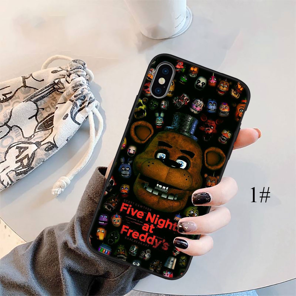 Ốp Điện Thoại Silicon Mềm Họa Tiết Game FNAF Cho iPhone 5 5S 6 6S 7 8 11 Pro Max Plus SE XR OI40