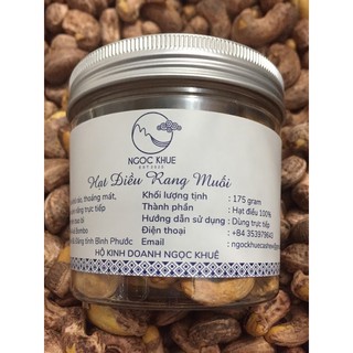 [VỎ LỤA] HẠT ĐIỀU RANG MUỐI NGỌC KHUÊ (175Gr)