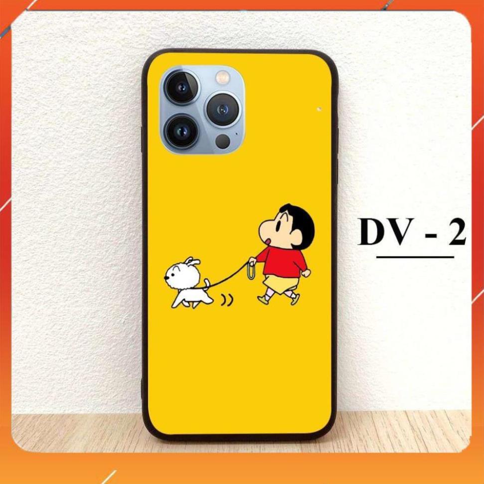 Ốp cho iphone 13 - iphone 13 mini - iphone 13 pro - iphone 13 pro max màu vàng in nhiều hình dễ thương