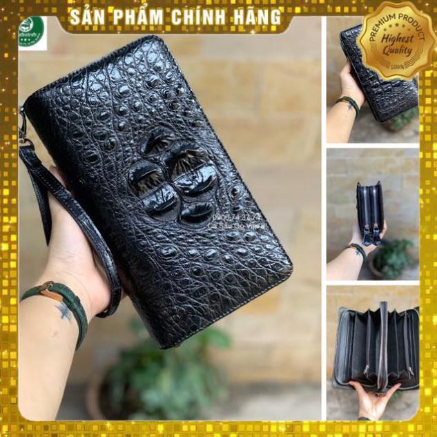 Thẻ BH 12 Tháng -  Ví 2 Khuôn Da Cá Sấu 12-22 L Cá Sấu BinBon . Hàng Cao Cấp, xịn, Rẻ, Đẹp