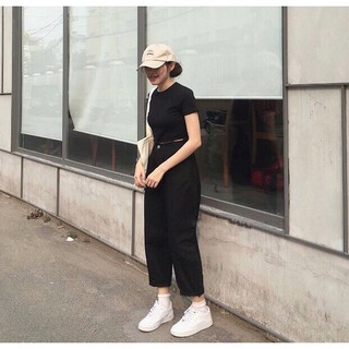 Quần Baggy Kaki Đen