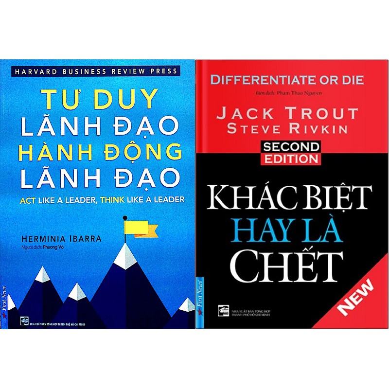 Combo Sách: Tư Duy Lãnh Đạo Hành Động Lãnh Đạo + Khác Biệt Hay Là Chết | BigBuy360 - bigbuy360.vn