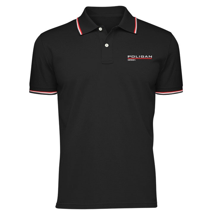 Áo thun nam tay ngắn cổ bẻ Depstyle PT130 phối viền thời trang, vải thun cá sấu 4 chiều thoáng mát