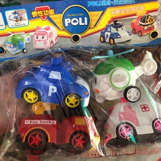 HỘP ĐỒ CHƠI XE POLI VÀ NHỮNG NGƯỜI BẠN