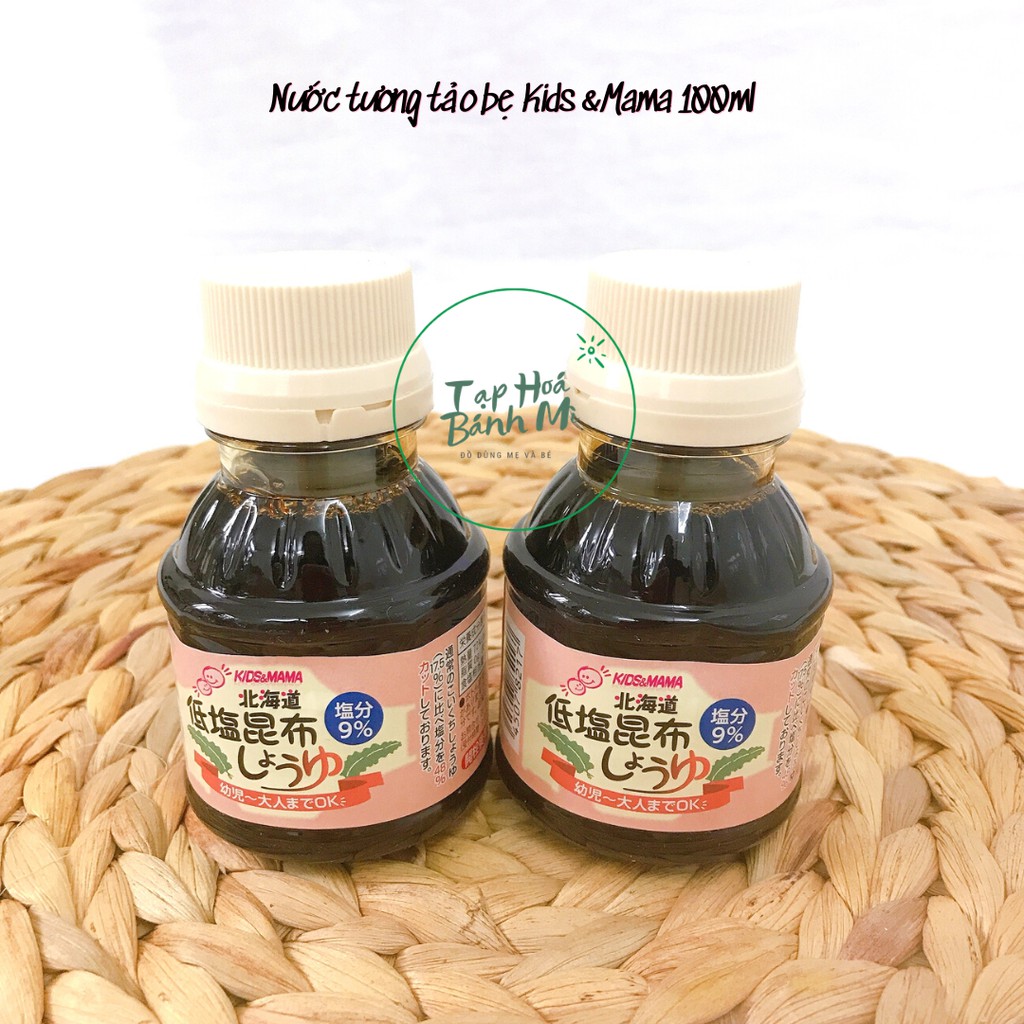 Nước tương tảo bẹ Kids and Mama Nhật 100ml