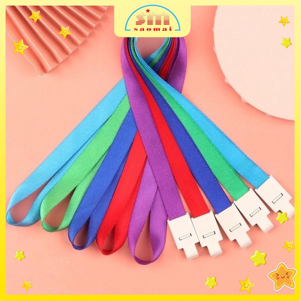 Dây đeo thẻ 1p6 đầu nhựa dẹp/UHOO 6722