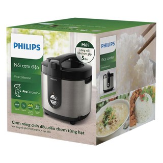 [Chính hãng - Bảo hành 2 năm] Nồi cơm điện Philips HD3132/66