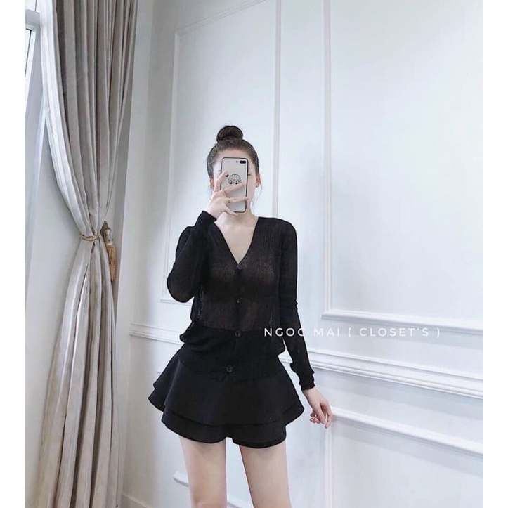 Áo cardigan len mỏng hàng Quảng Châu | BigBuy360 - bigbuy360.vn