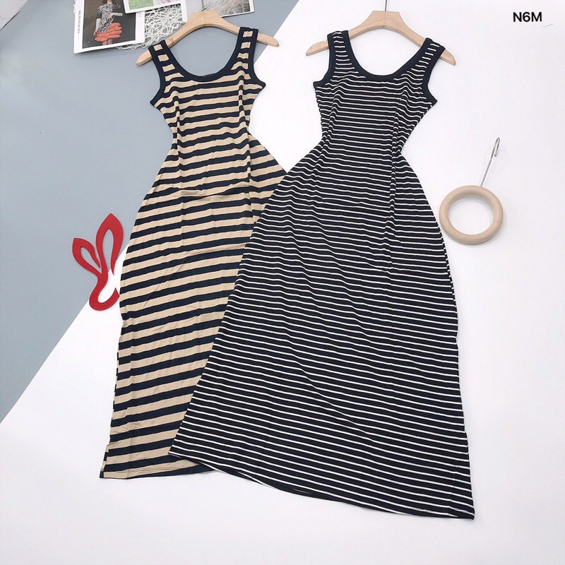 Đầm thun suông maxi kèm hình thật | BigBuy360 - bigbuy360.vn