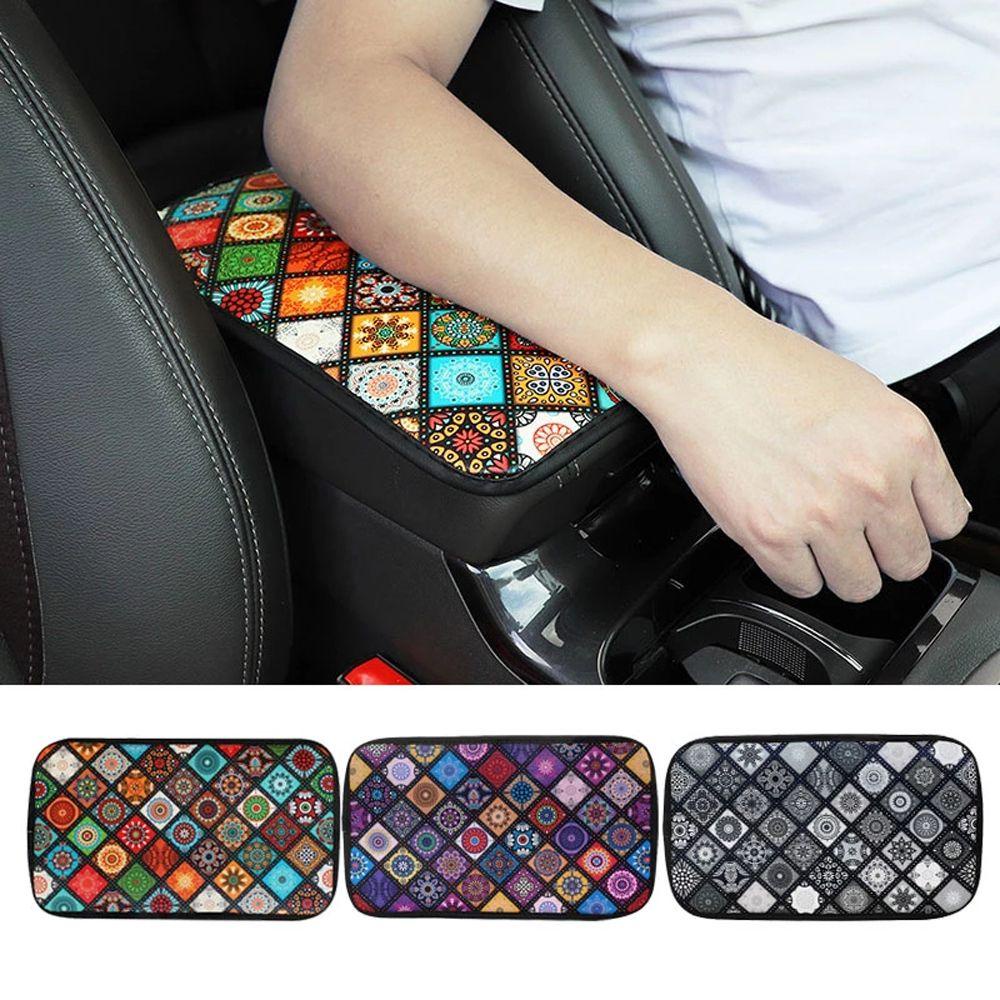 Vỏ Bọc Hộp Tỳ Tay Chống Bụi Chống Trượt Chống Trầy Xước Phong Cách Dân Tộc Cho Xe Hơi