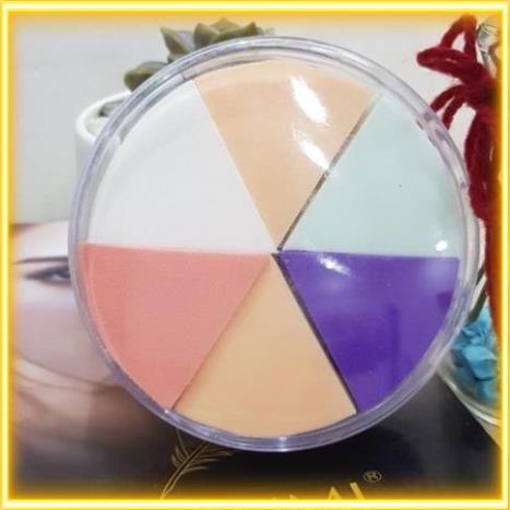 6 Miếng bông tán kem nền, mút trang điểm đánh kem lót nền, đánh phấn ướt cao cấp SIDUMI - SDM LN 160,161