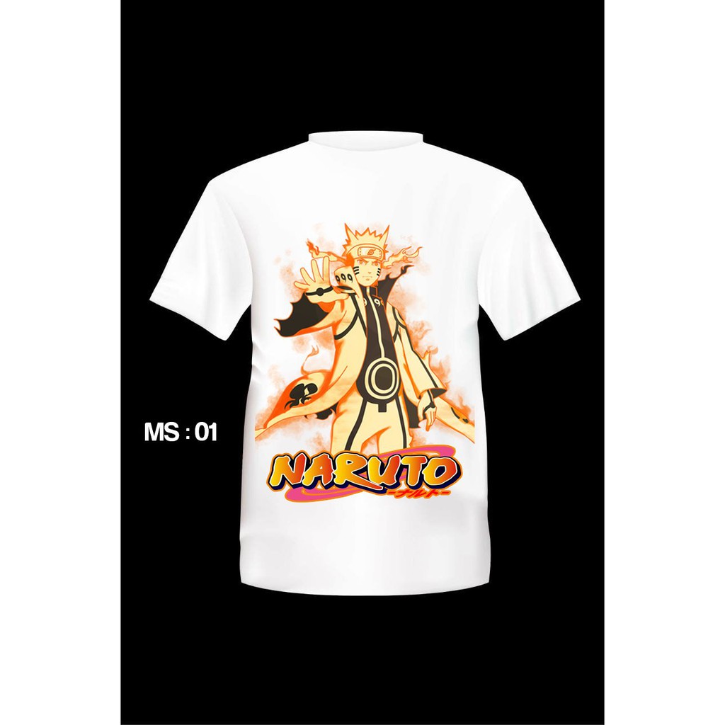 [Pikapi.Store] Áo thun form rộng cực chất in hình Naruto - Không bong chóc