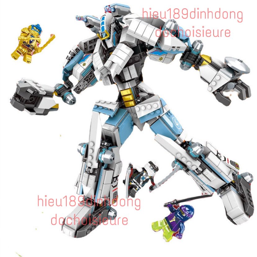 Lắp ráp xếp hình Trận chiến Titan Mech 71738 82269 7188 76077