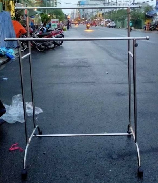 Sào Đôi chân cong lắp ráp Inox