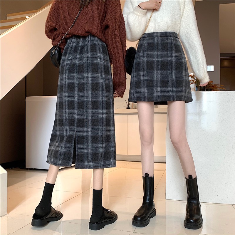Chân Váy Ngắn Kẻ Sọc Caro Phong Cách Retro Xinh Xắn Cho Phụ Nữ | BigBuy360 - bigbuy360.vn