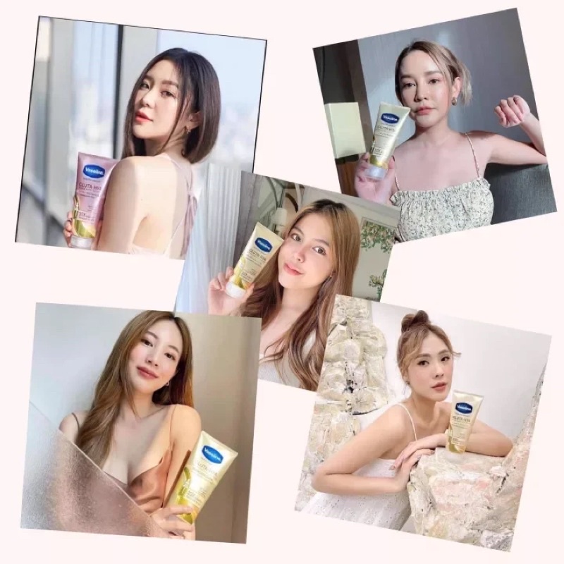 Dưỡng thể Vaseline Healthy Bright Gluta- Hya Serum Burst Lotion 10x