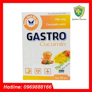 Gastro Cucumin - Hỗ Trợ Giảm Triệu Chứng Viêm Loét Dạ Dày Tá Tràng - Hộp 20 Gói