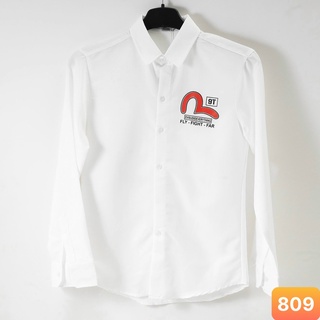 Áo sơ mi nam cao cấp chất liệu cotton đẹp màu trắng dài tay kiểu dáng hàn quốc evisu ADO10 mẫu mới