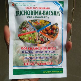NẤM ĐỐI KHÁNG TRICHODERMA, TÚI 100G