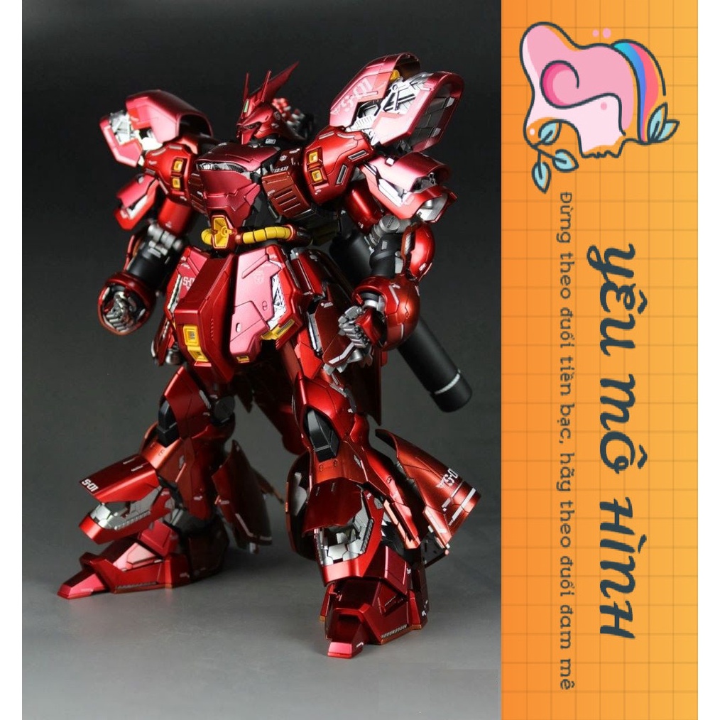 Mô hình Gundam MG Sazabi Ver Ka Tặng kèm Đèn Led  và Decal nước