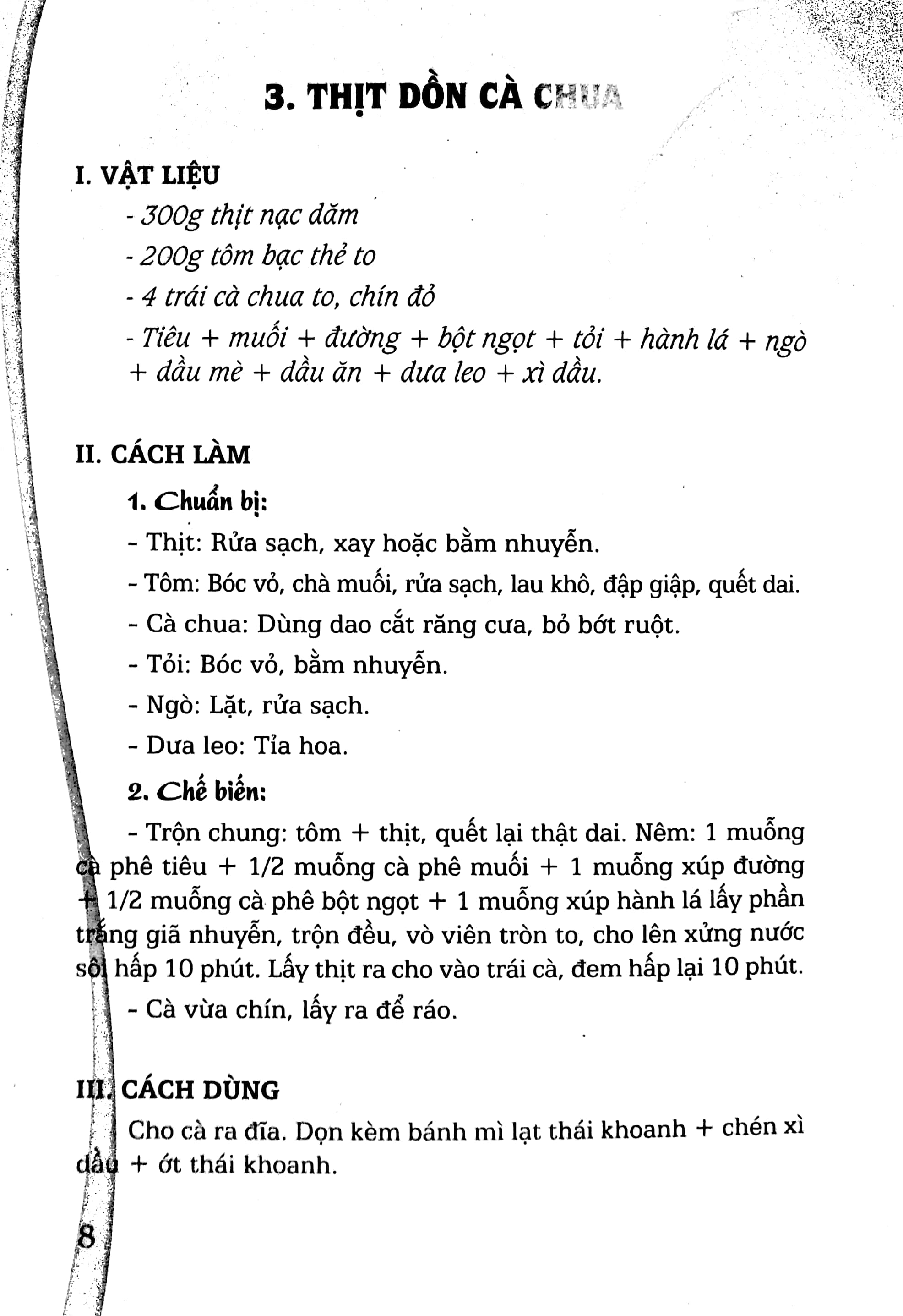 Sách 30 Món Ăn Ngày Thường (Tập 1)