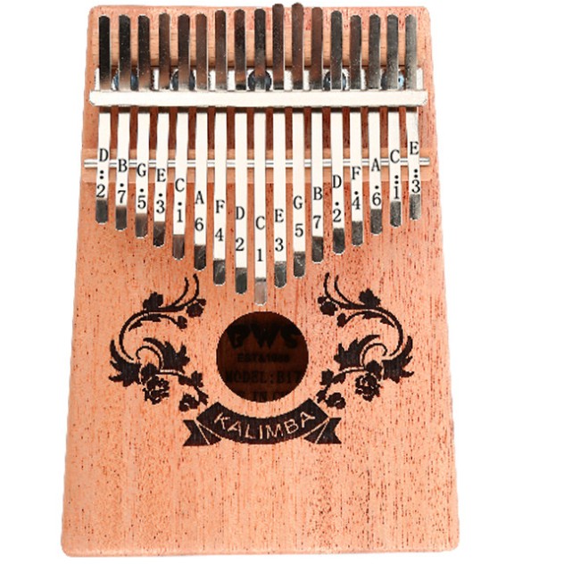 Đàn piano Kalimba bằng gỗ 17 phím sử dụng bằng ngón tay cái tặng 7 phụ kiện mua kèm deal sốc