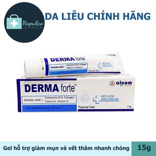 Derma Forte Gel 15g - Ngừa Mụn Thâm, Mụn Ẩn, Đầu Đen...