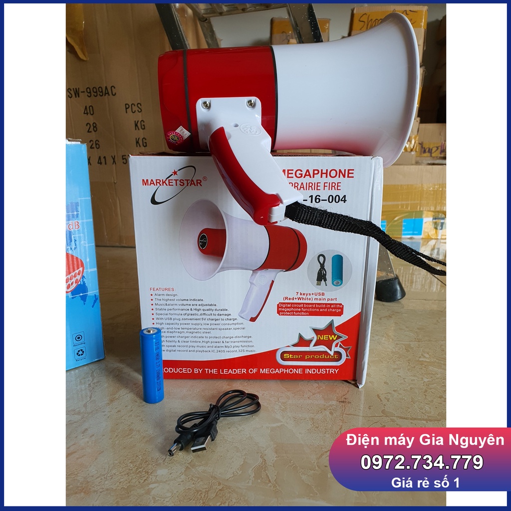 Loa phóng thanh cầm tay Megaphone. Loa bán hàng, loa thông báo